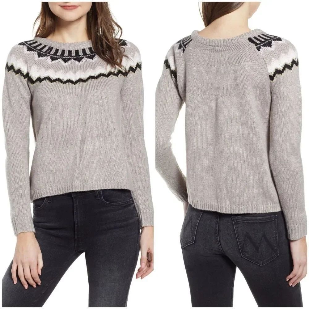 Love by Design Fair Isle Sweater sz Small